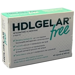 HDL Gelar Free 45 Capsules - Cardiovascular Supplement (Damaged Package)