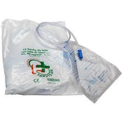 10 bed urine bags without valve 90 cm
