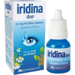 Iridina Due 0.05% - eye-drops for eye irritation and redness  - 10 ml