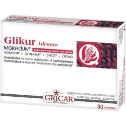 Glikur Advance - Carbohydrate Metabolism Supplement 30 Tablets