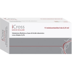 Icross soluzione oftalmica lubrificante 15 Monodose 0,35 ml