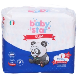 Slim New Born - 22 diapers 2-5 kg Size 1