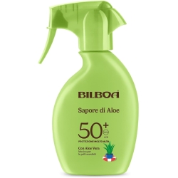 Sunscreen 50 più SPF Aloe Flavor Spray Very High Protection 250 ml