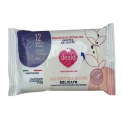 Dealo 12 Delicate Intimate Paper Wipes