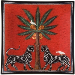 Red Mosaic Tray
