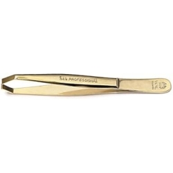 Professional Gold Tweezers with Grip Tip
