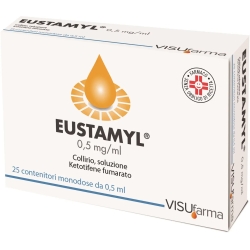Eustamyl - antihistamine eye drops 25 single-dose vials from 0.5 ml