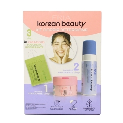 Korean Beauty Double Cleansing Set - Cleansing Butter più Mousse più Draining Mask (Damaged Package)