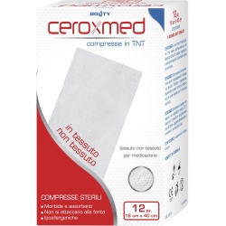 Dressing Pads Sterile Of Hydrophilic Gauze Non Woven 18 x 40 cm 12 Pcs