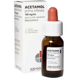 Acetamol Early Childhood 100 mg/ ml - antipyretic analgesic drops - 30 ml