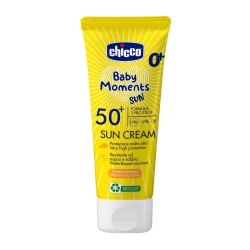 Chicco Baby Moments Sun Cream 50+ SPF High Protection Sun Milk Spray 75 ml