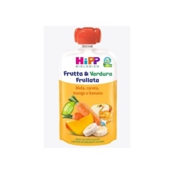 Hipp Fruit and Vegetable Puree - with apple, carrot, mango and banana, organic and without added sugar 90 g