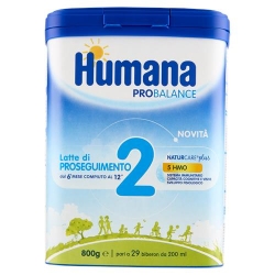 Humana 2 Probalance - follow-on milk powder for children 800 gr