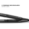 Bellissima Creativity - Straight or Wavy Hair Straightener with Diamond Ceramic Coating and Adjustable Temperature