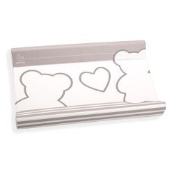 Matisse Choco PVC Changing Table - Grey with Integrated Pocket 81 x 49 x 10 cm