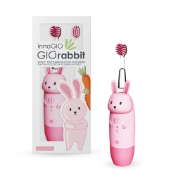 GIO RABBIT - Sonic Toothbrush with Interchangeable Illuminated Head - Pink
