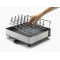 Extendable Dish Drainer in Stainless Steel, Fingerprint Resistant, Grey