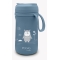 Moovo - Stainless Steel Thermal Water Bottle with Straw and Retractable Spout, Blue 350 ml