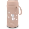 Moovo - Stainless Steel Thermal Water Bottle with Straw and Retractable Spout, Pink 350 ml