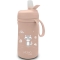Moovo - Stainless Steel Thermal Water Bottle with Straw and Retractable Spout, Pink 350 ml