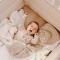 Natural - Caramel Double-Sided Cot Bumper