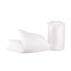 Duvet Cover Inner - White for Intermediate Seasons in Cotton and Polyester