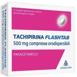 Tachipirina Flashtab 500 mg - antipyretic analgesic 16 tablets