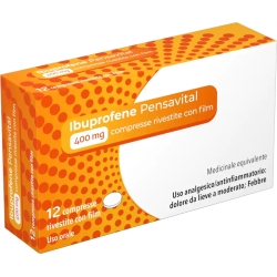 Ibuprofene Pensavital 400 mg - Pain Relief Treatment 12 Tablets