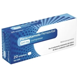 Paracetamolo Pensavital 500Mg - Antipyretic analgesic 20 Tablets