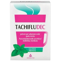Tachifludec - analgesic antipyretic 10 mint flavor sachets