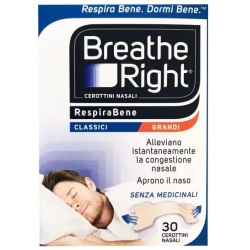 Breathe Right Classics - 30 decongestant Big nasal patches