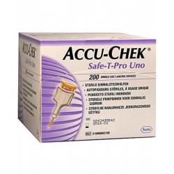 Safe T-Pro Uno Finger Prick Lancets 200 Pieces