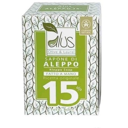 Alcea alus olice & laurel handmade Aleppo soap 15% 200 gr