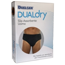 Dualsan Dualdry Slip Medium - Men's Absorbent Briefs Size 1