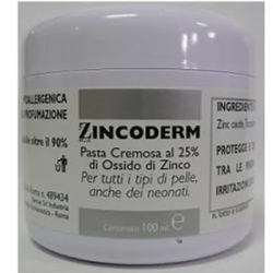 Zincoderm - Creamy Paste with 25% Zinc Oxide Soothing for Sensitive Skin of Newborns 100 ml