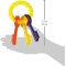 Puppy Teething Keys - Chewable Puppy Teething Keys Bacon Flavored Small