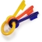Puppy Teething Keys - Chewable Puppy Teething Keys, Bacon Flavor, Medium