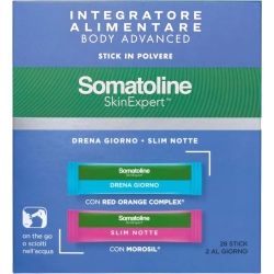 Skin Exper Body Advanced - Drena Giorno + Slim Notte - 14 + 14 Stick