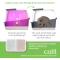 Airsift Dual Action - 6 Anti-Odor Filter Pads for Litter Boxes