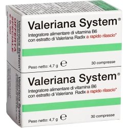valeriana system - sleep supplement 30 tablets + 30 tablets