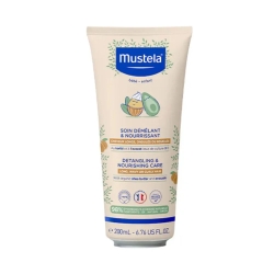 Mustela Nourishing and Detangling Conditioner - For Long, Wavy and Curly Hair, Gentle from Birth 200 ml