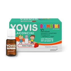 Yovis Children strawberry flavor 10 vials - supplement for intestinal flora and digestion