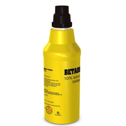 Betadine Dermal Solution 10% - Injuried skin disinfectant 500 Ml