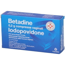 Betadine 200 mg - disinfection of the vaginal mucosa 10 vaginal tablets