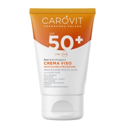 Carovit Programma Solare SPF50+ - Sensitive Skin Face Sun Cream 50 ml