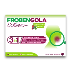 Froben Throat Relief+ Berries and Menthol - treatment of oral inflammation 20 tablet