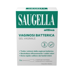 Saugella Attiva Bacterial Vaginosis - Vaginal Gel 7 single-dose tubes