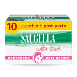 post-partum pads cotton touch 10 pads