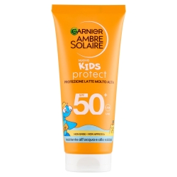 Sunscreen cream 50 + spf ambre solaire Kids protect - very high protection Water resistant 100 ml
