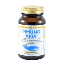 Immuno Aria Goat Colostrum 60 Capsules - Respiratory Health and Mental Relaxation Supplement